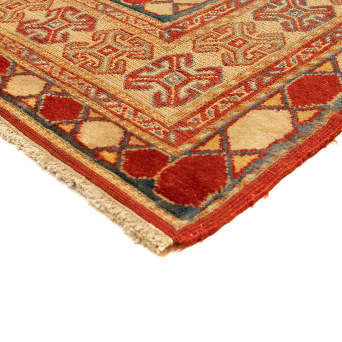 Tapis Kelim - Oriental - 226 x 180 cm - rouge foncé