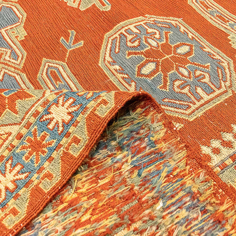 Tapis Kelim - Oriental - 265 x 200 cm - rouge foncé