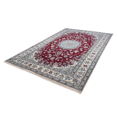 Tapis persan - Nain - 305 x 200 cm - rouge foncé