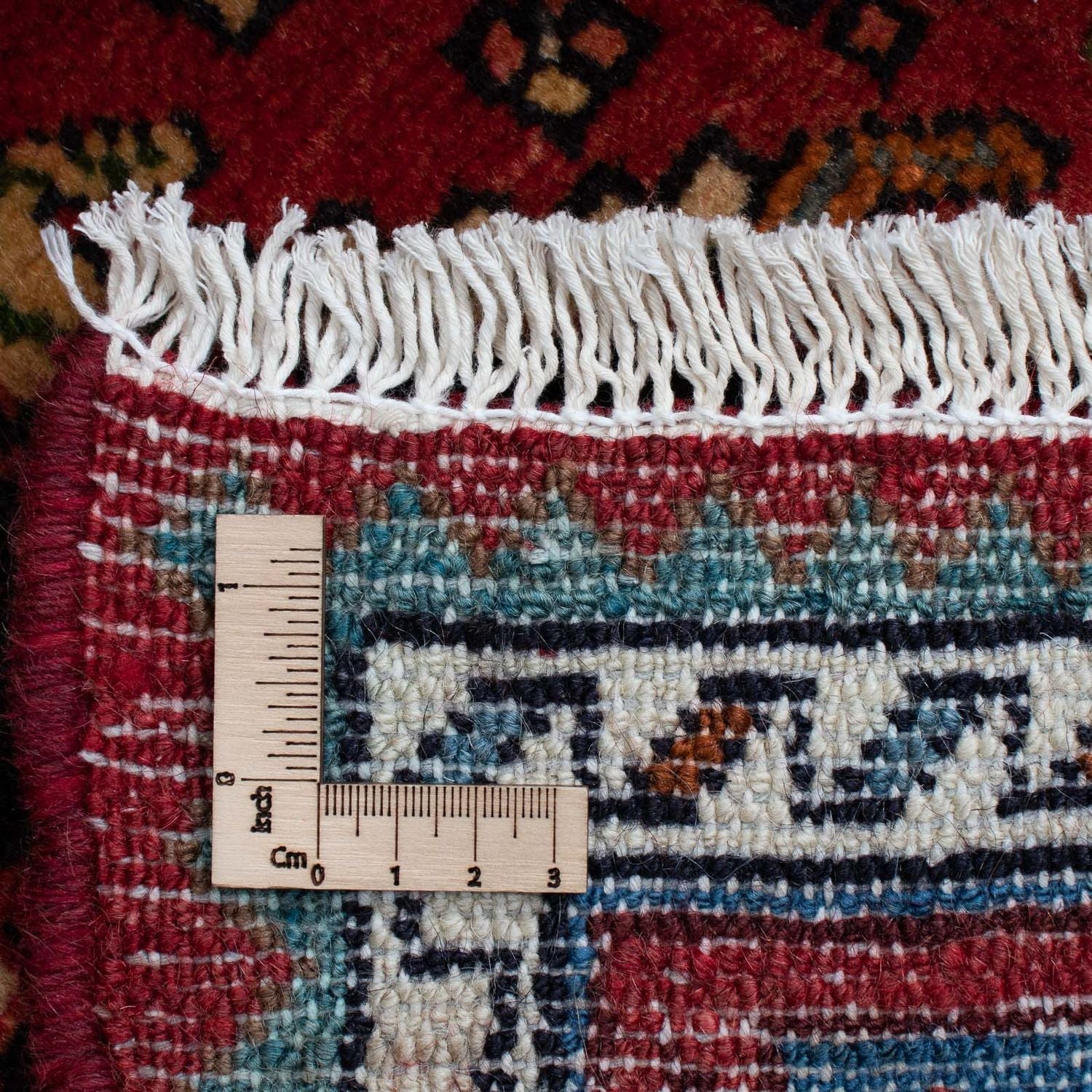 Tapis persan - Nomadic - 155 x 108 cm - rouge foncé