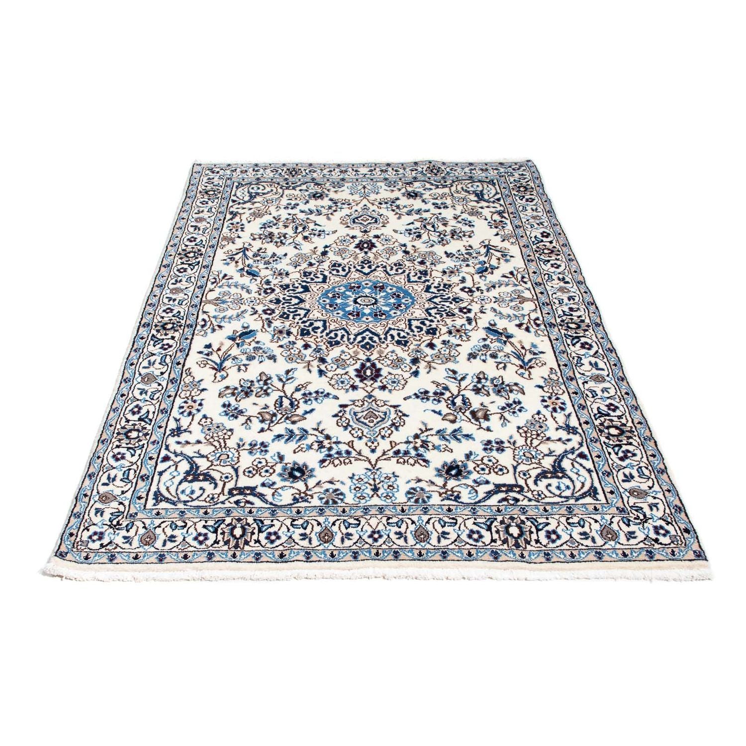 Tapis persan - Nain - Royal - 187 x 114 cm - beige