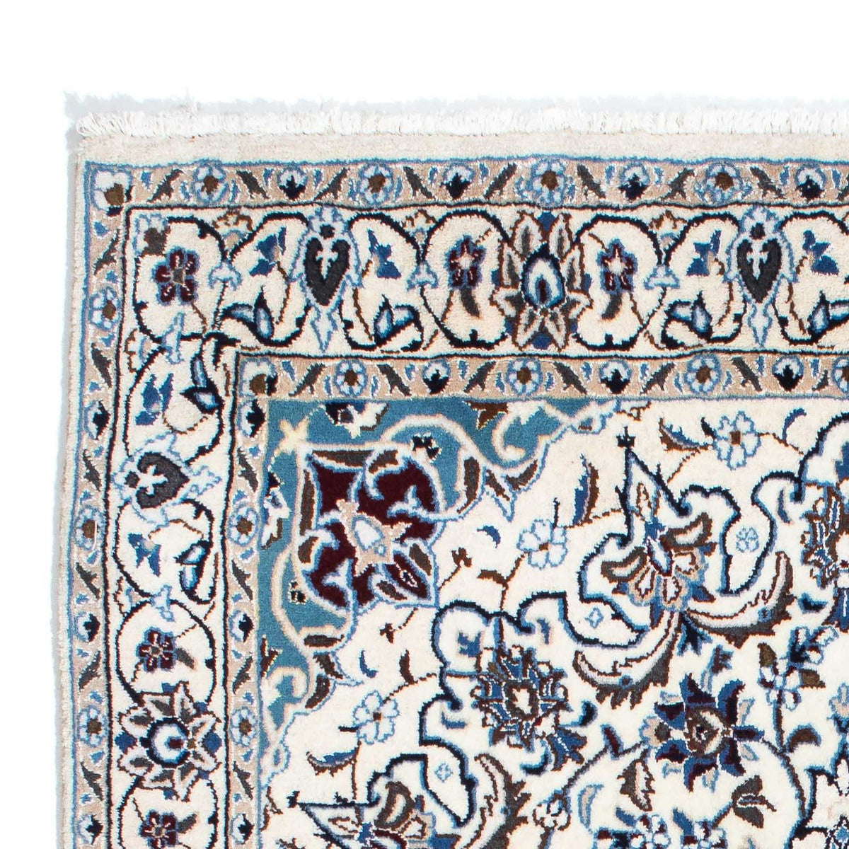 Tapis persan - Nain - Royal - 196 x 117 cm - beige