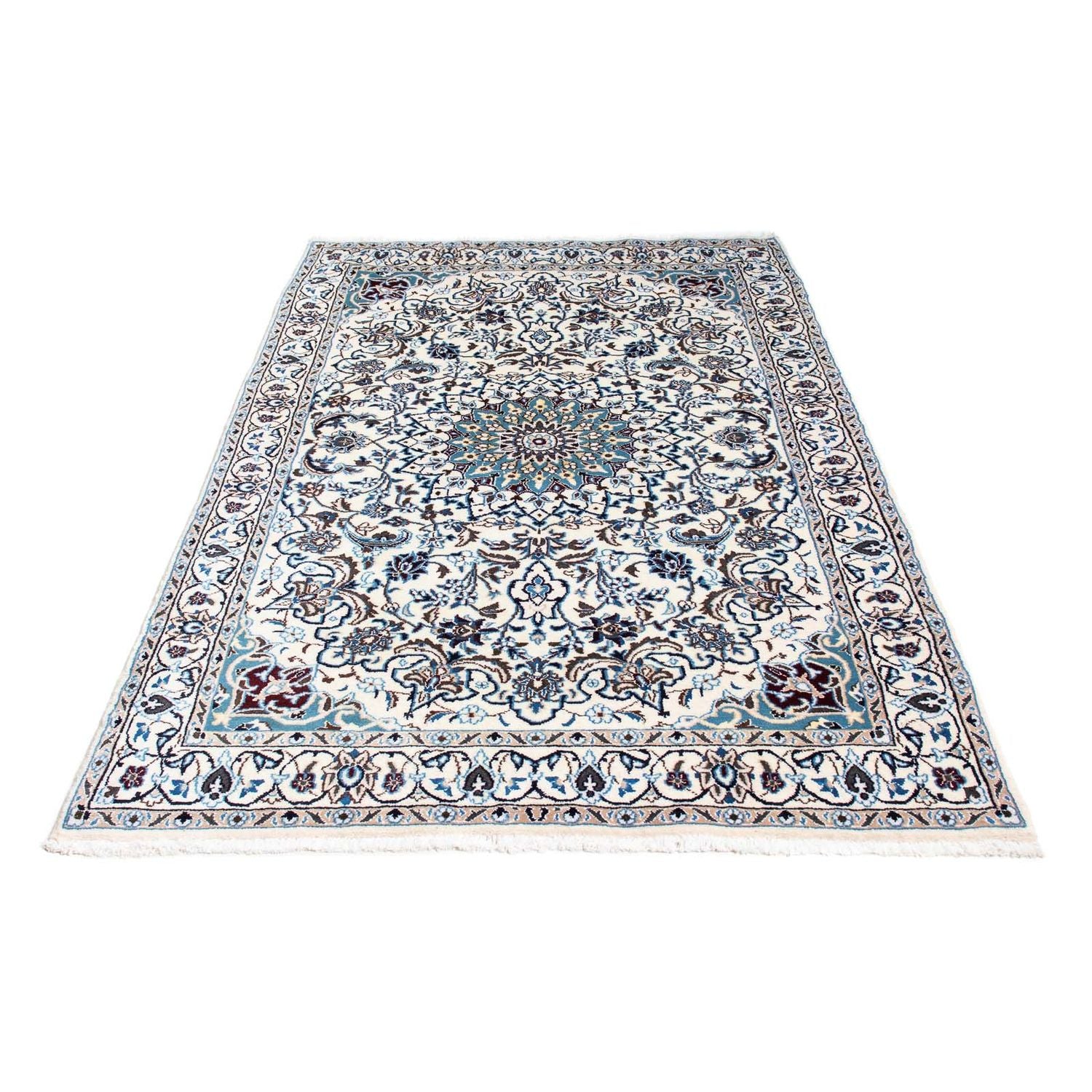 Tapis persan - Nain - Royal - 196 x 117 cm - beige