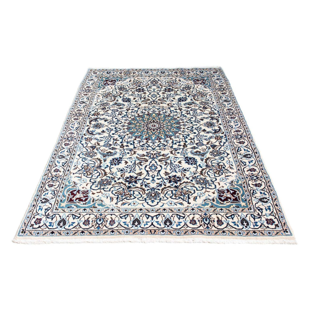 Tapis persan - Nain - Royal - 196 x 117 cm - beige
