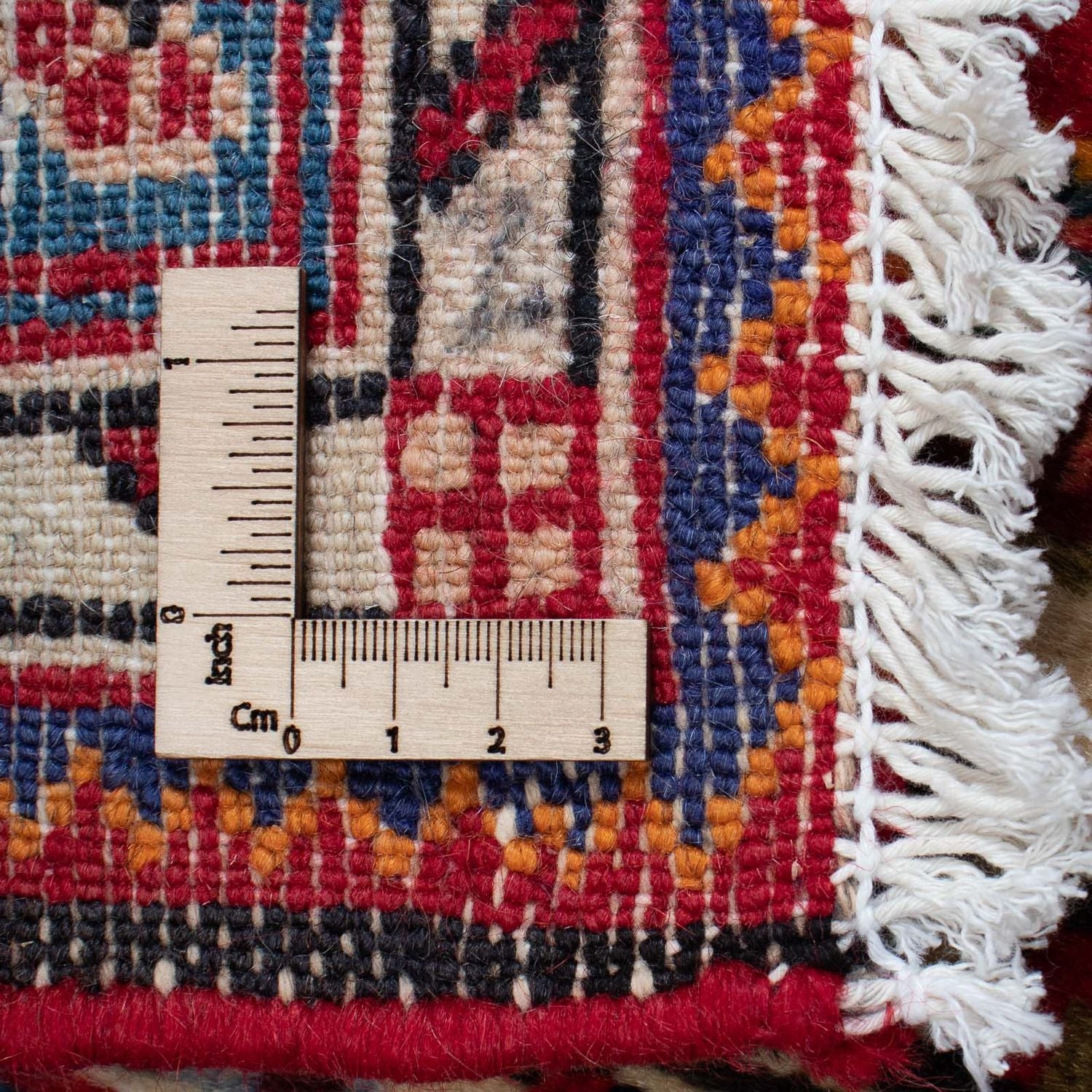 Tapis persan - Nomadic - 133 x 90 cm - rouge foncé