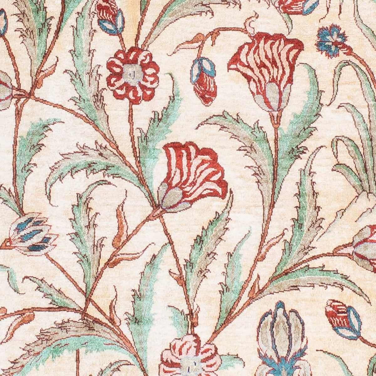 Tapis persan - Ghom - 156 x 102 cm - beige