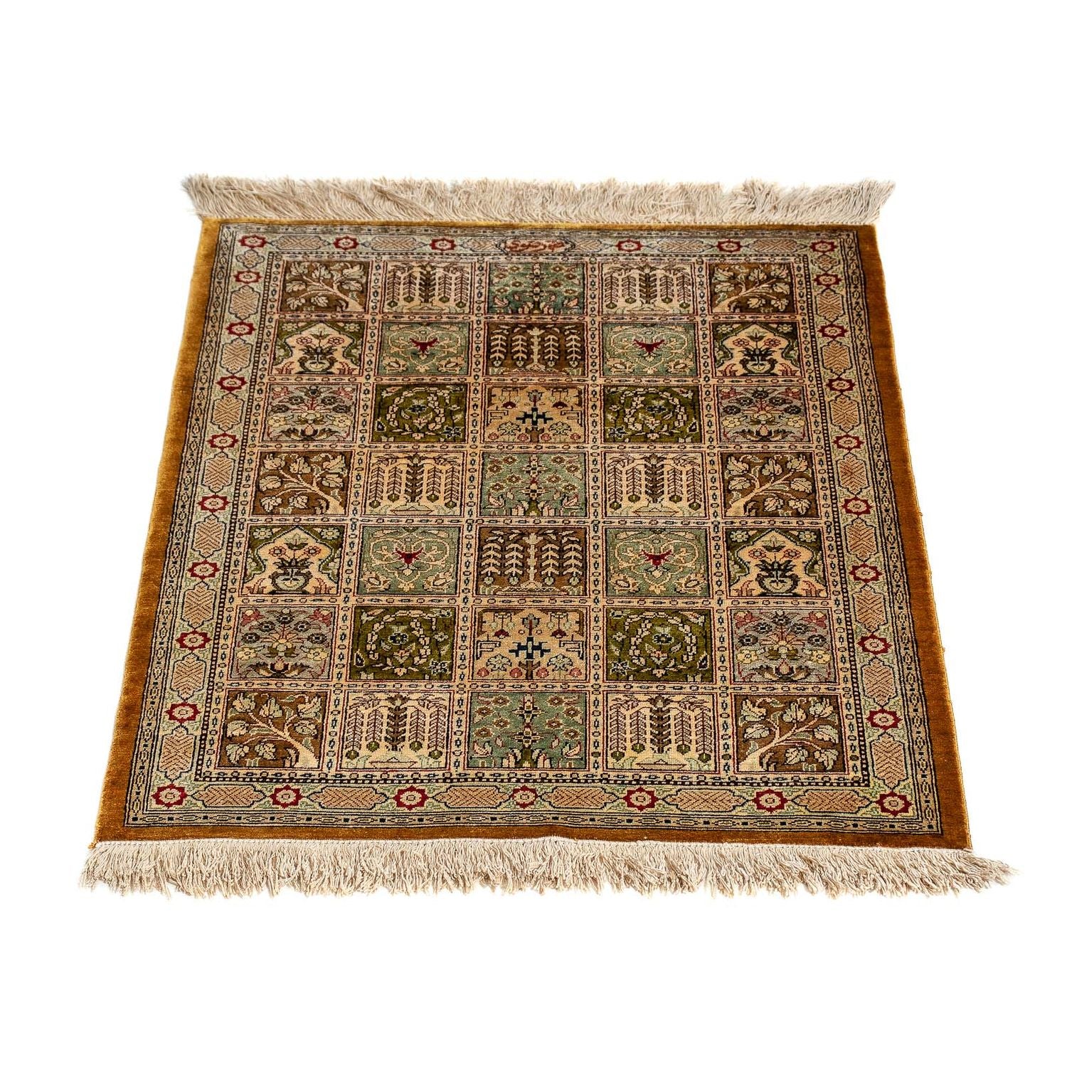 Tapis persan - Ghom - 72 x 55 cm - multicolore