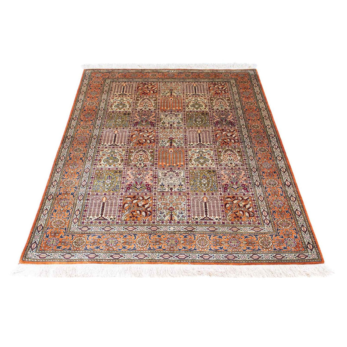 Tapis persan - Ghom - 150 x 97 cm - multicolore