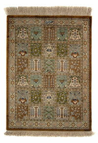 Tapis persan - Ghom - 72 x 54 cm - multicolore