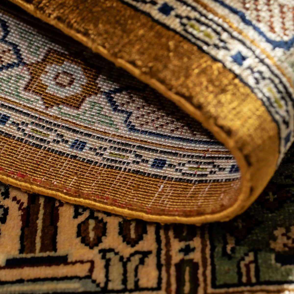 Tapis persan - Ghom - 72 x 54 cm - multicolore