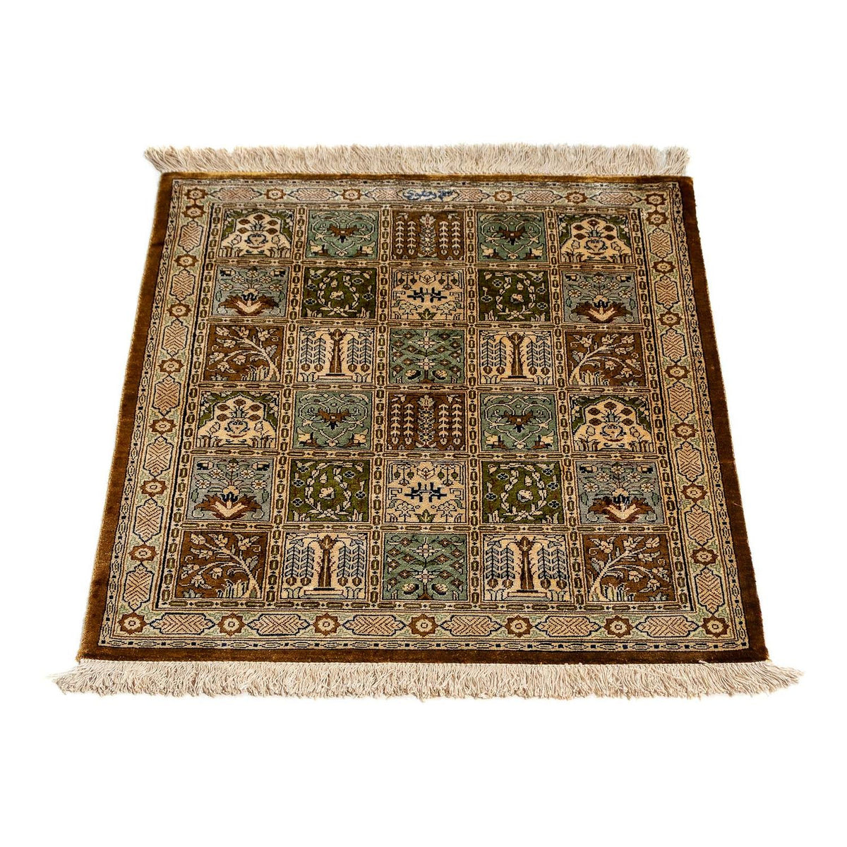 Tapis persan - Ghom - 72 x 54 cm - multicolore