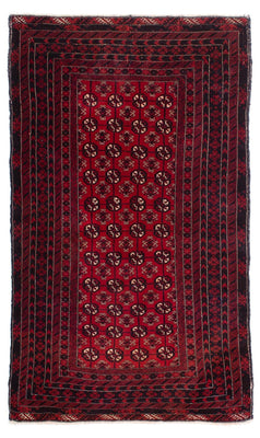 Tapis Belutsch - 186 x 119 cm - rouge foncé