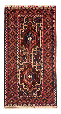 Tapis de couloir Tapis Belutsch - 212 x 109 cm - rouille