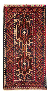 Tapis de couloir Tapis Belutsch - 212 x 109 cm - rouille