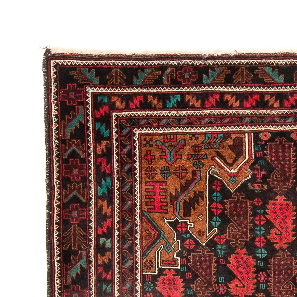 Tapis Belutsch - 185 x 113 cm - noir