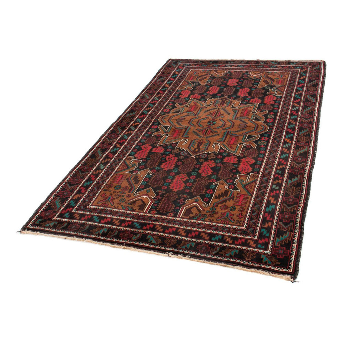 Tapis Belutsch - 185 x 113 cm - noir