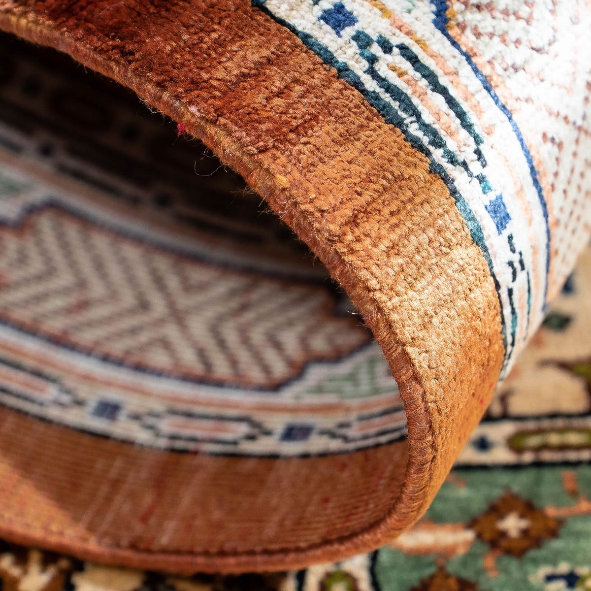 Tapis persan - Ghom - 75 x 56 cm - multicolore