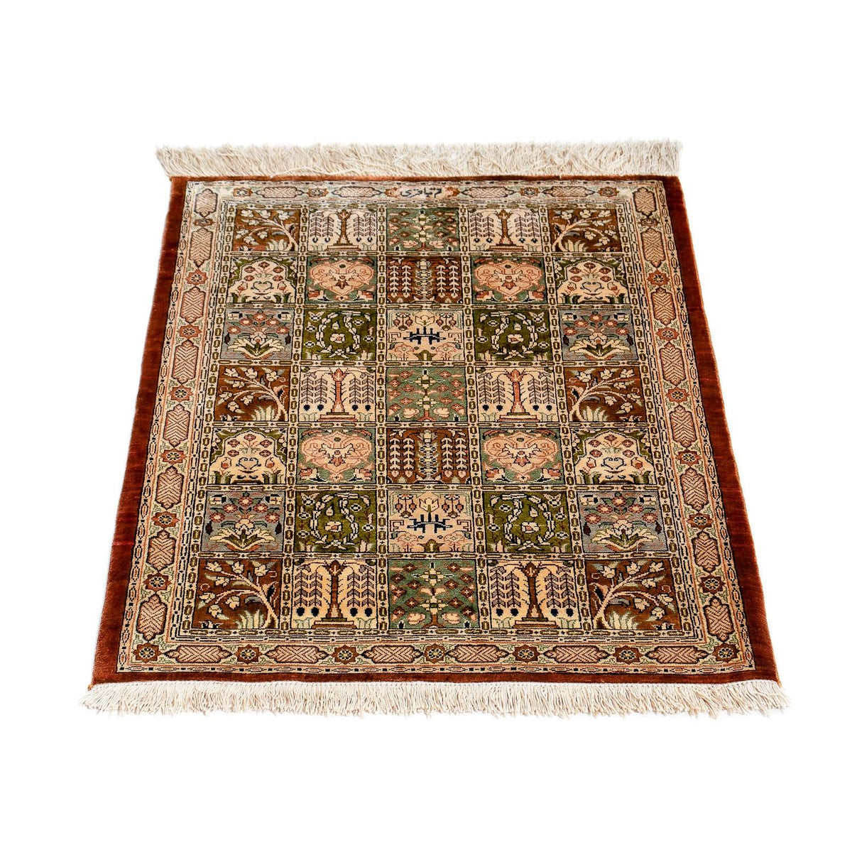 Tapis persan - Ghom - 75 x 56 cm - multicolore