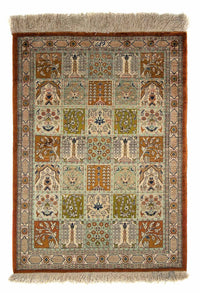 Tapis persan - Ghom - 75 x 55 cm - multicolore