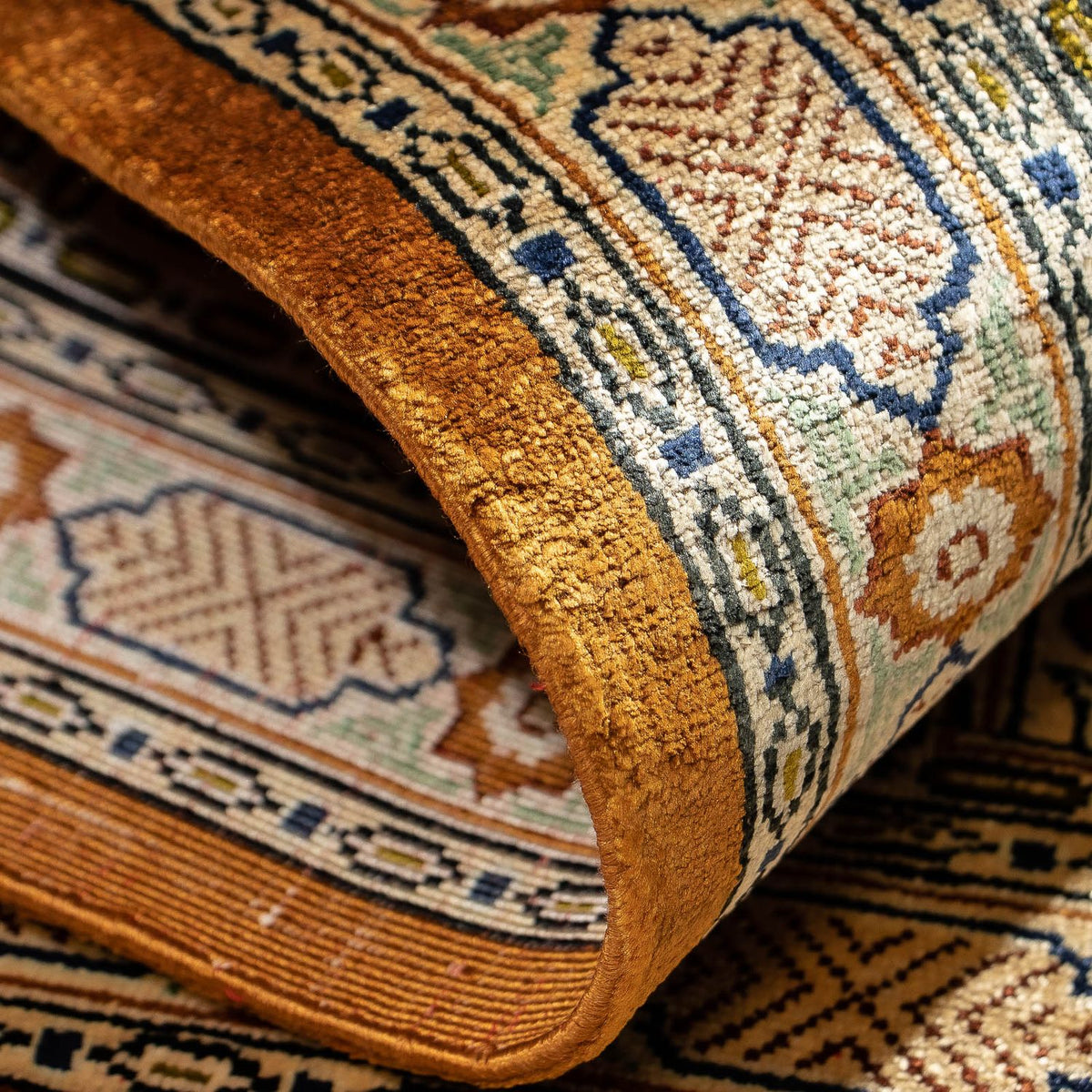 Tapis persan - Ghom - 71 x 57 cm - multicolore