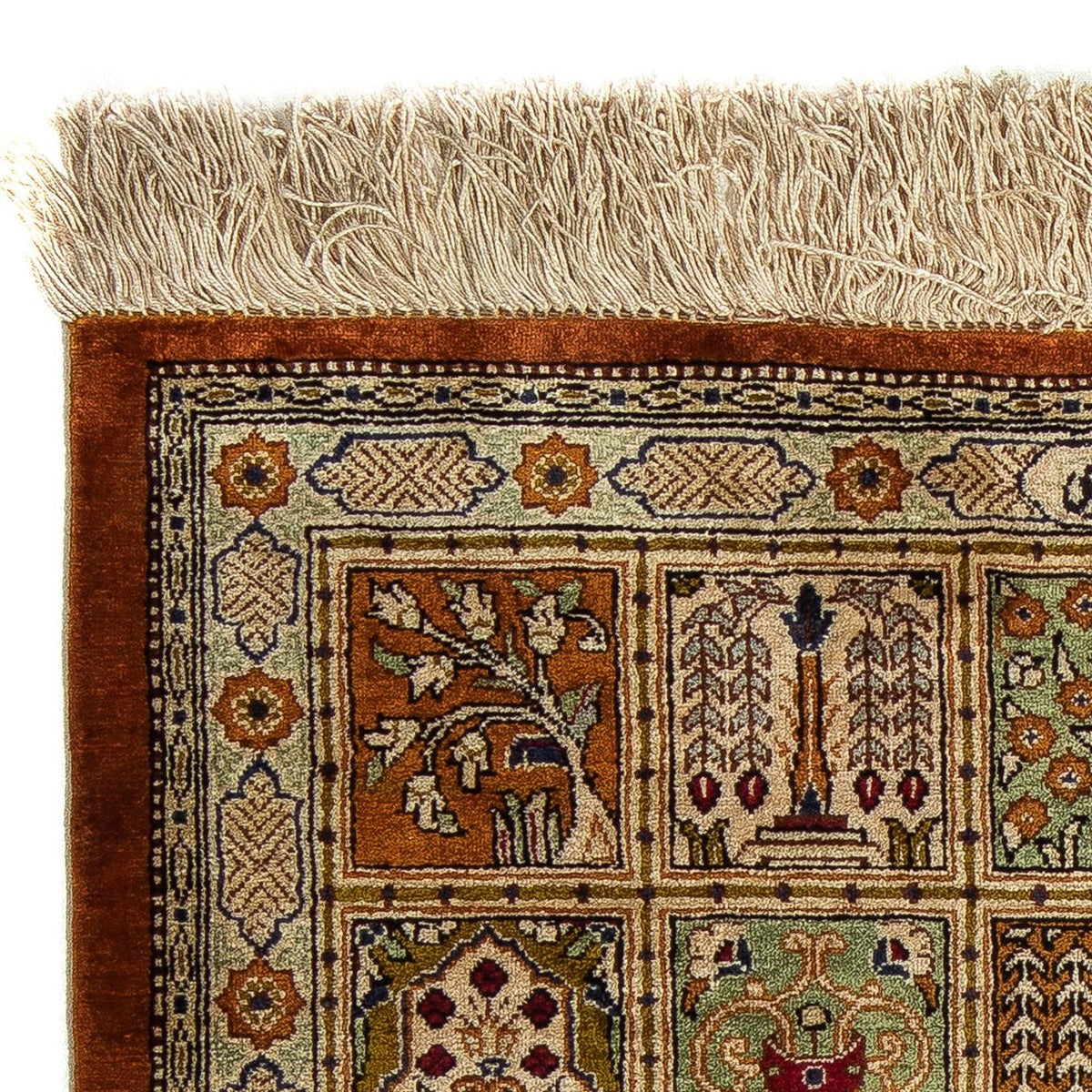 Tapis persan - Ghom - 72 x 56 cm - multicolore