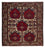 Tapis Belutsch carré  - 137 x 130 cm - marron clair