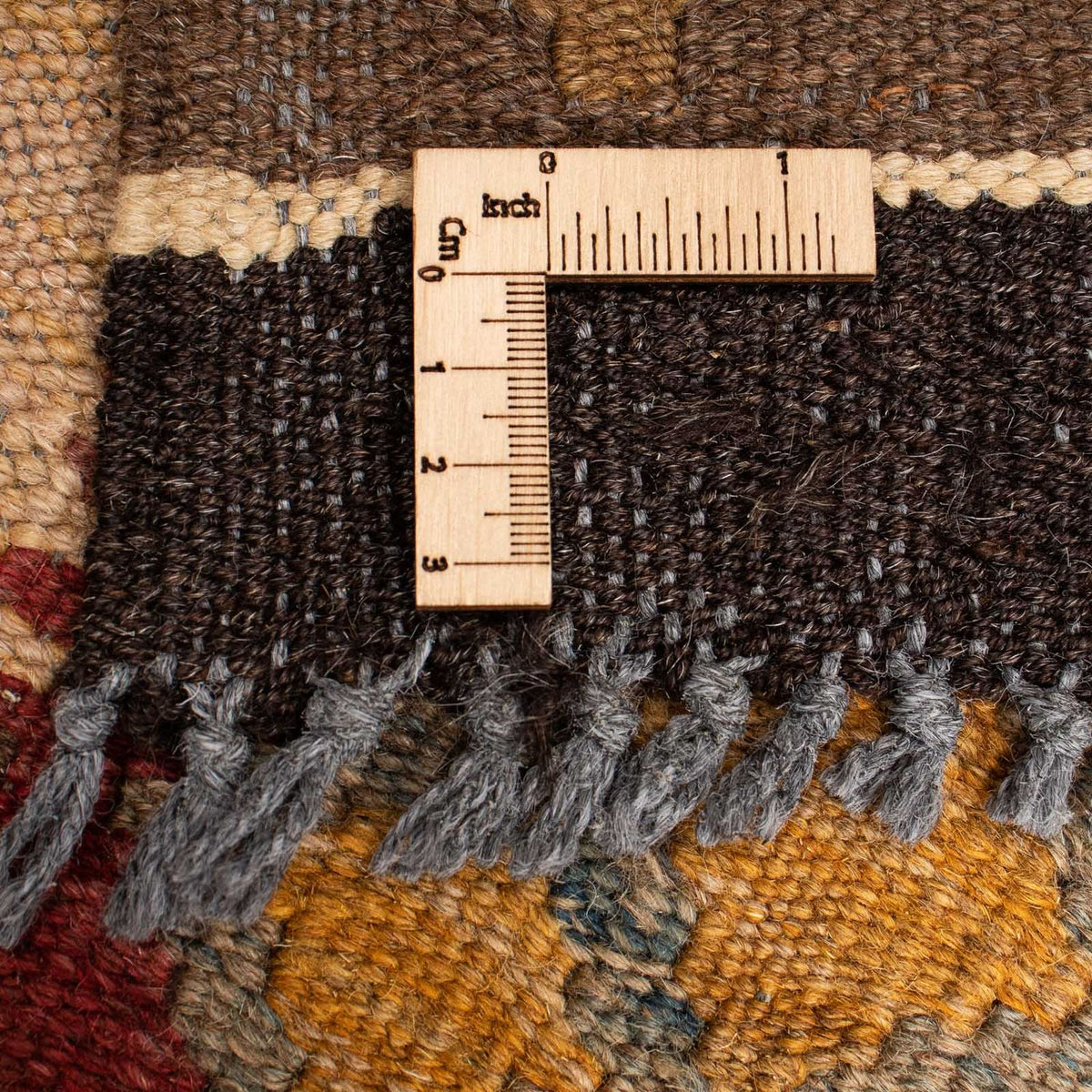 Tapis Kelim - Splash - 201 x 153 cm - multicolore