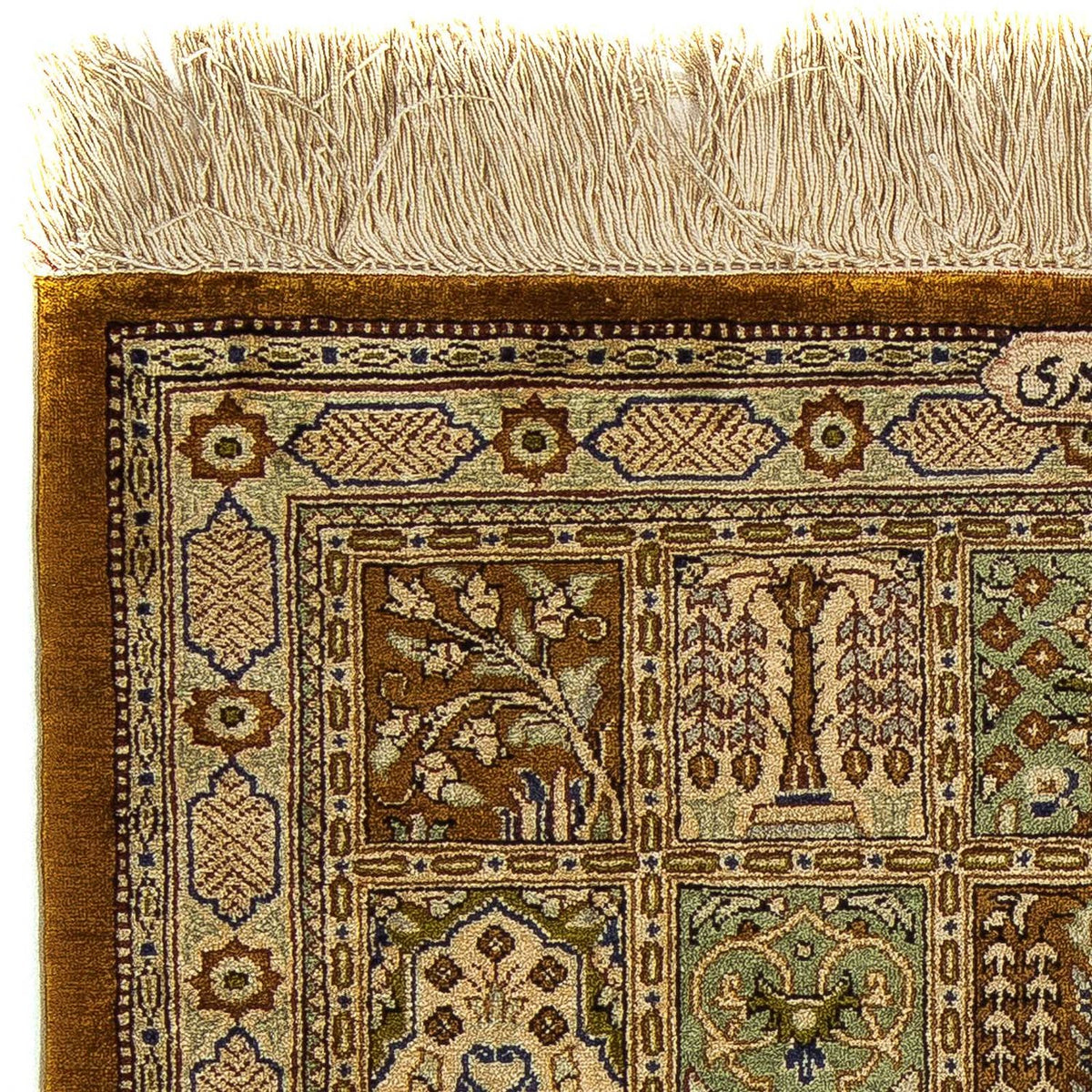 Tapis persan - Ghom - 77 x 57 cm - multicolore