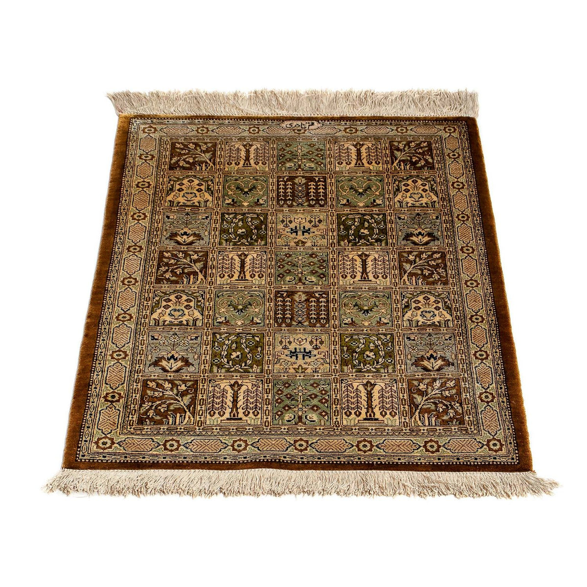 Tapis persan - Ghom - 77 x 57 cm - multicolore