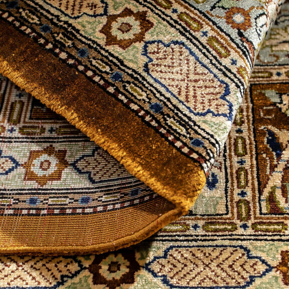 Tapis persan - Ghom - 73 x 55 cm - multicolore