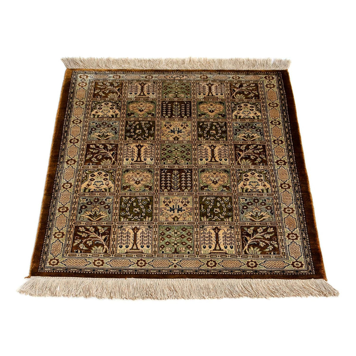 Tapis persan - Ghom - 73 x 55 cm - multicolore
