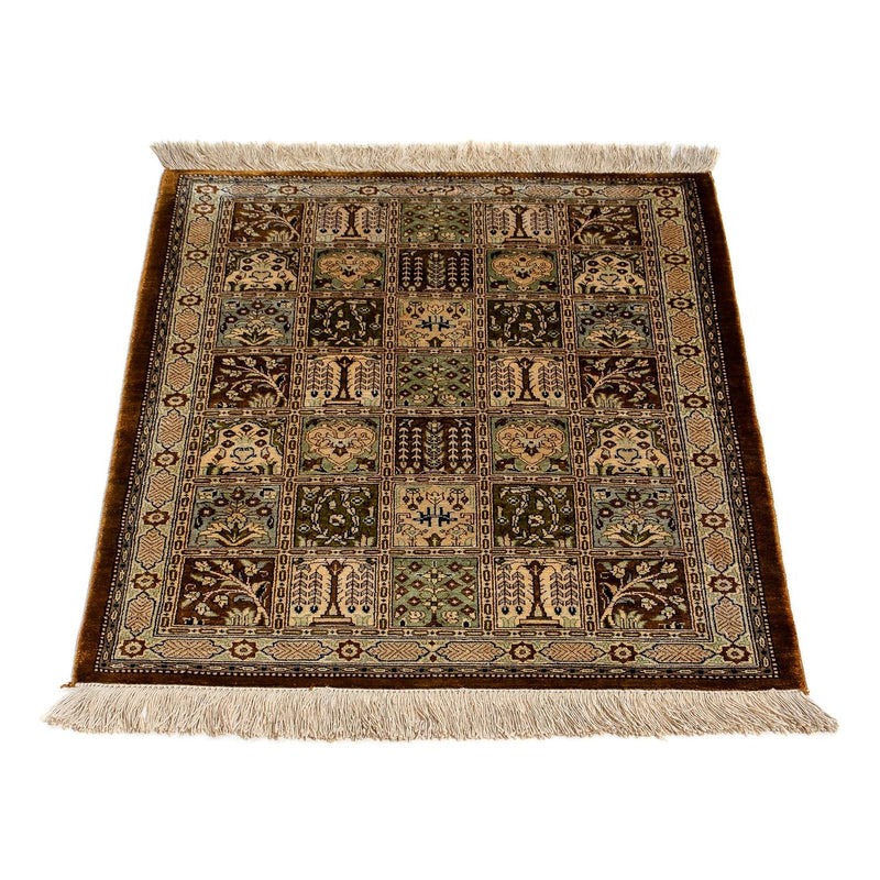 Tapis persan - Ghom - 73 x 55 cm - multicolore