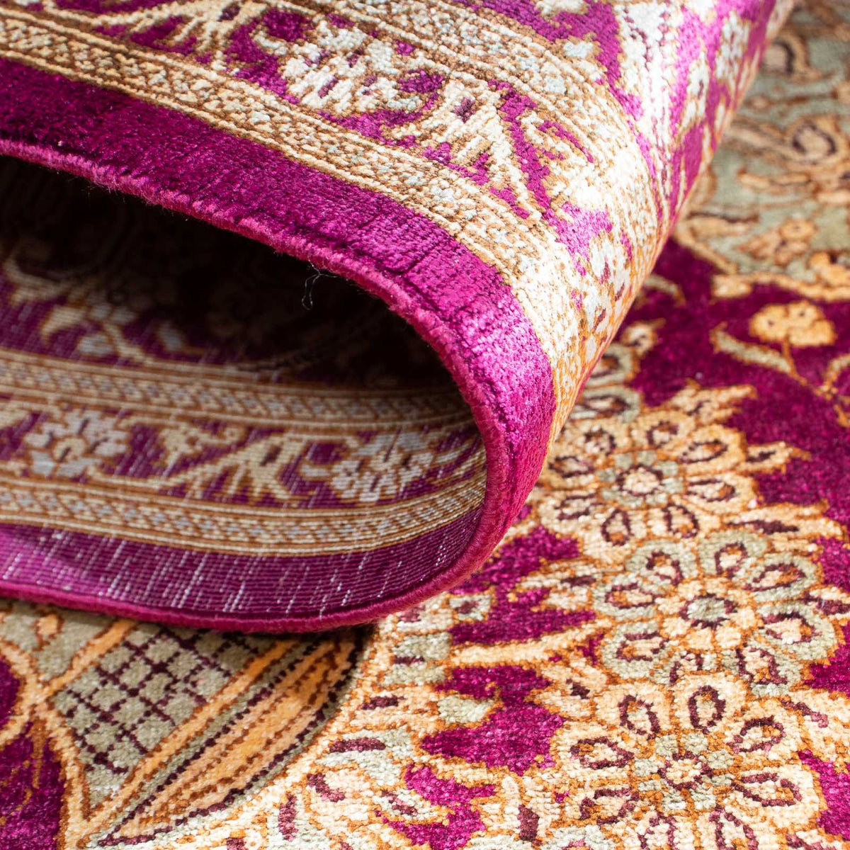 Tapis persan - Ghom - 148 x 98 cm - violet