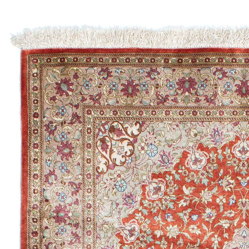 Tapis persan - Ghom - 149 x 100 cm - rouille