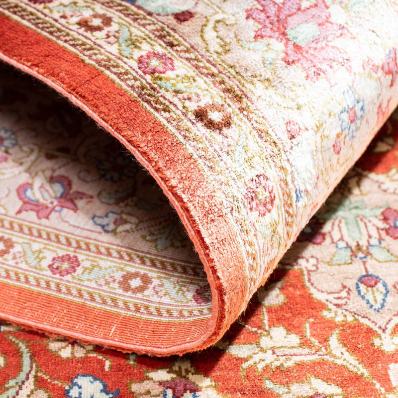 Tapis persan - Ghom - 149 x 100 cm - rouille