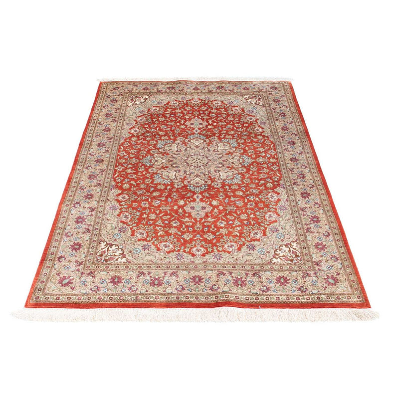 Tapis persan - Ghom - 149 x 100 cm - rouille