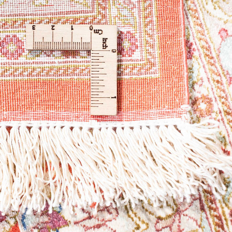 Tapis persan - Ghom - 149 x 100 cm - rouille