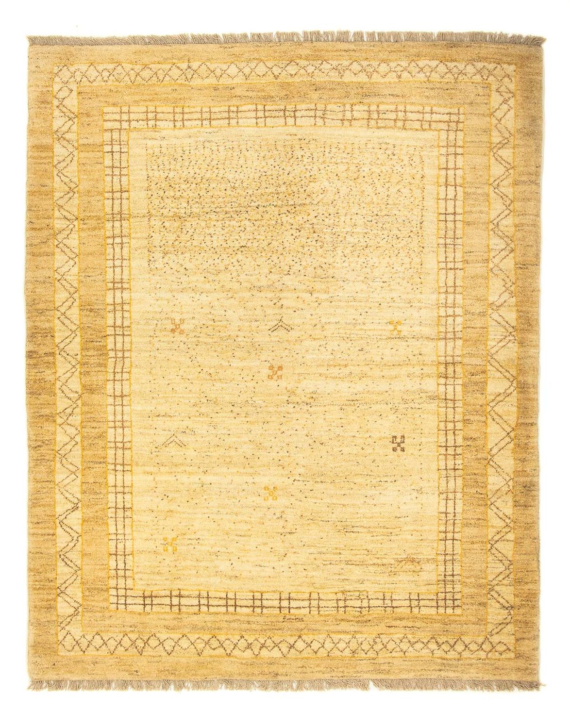 Tapis Gabbeh - Persan - 200 x 152 cm - beige