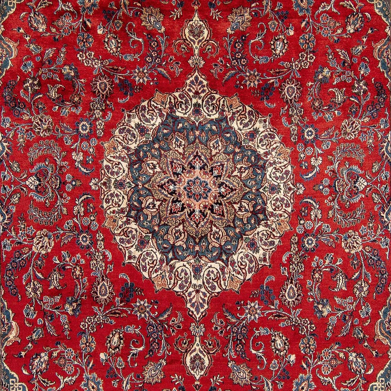 Tapis persan - Nomadic - 379 x 264 cm - rouge