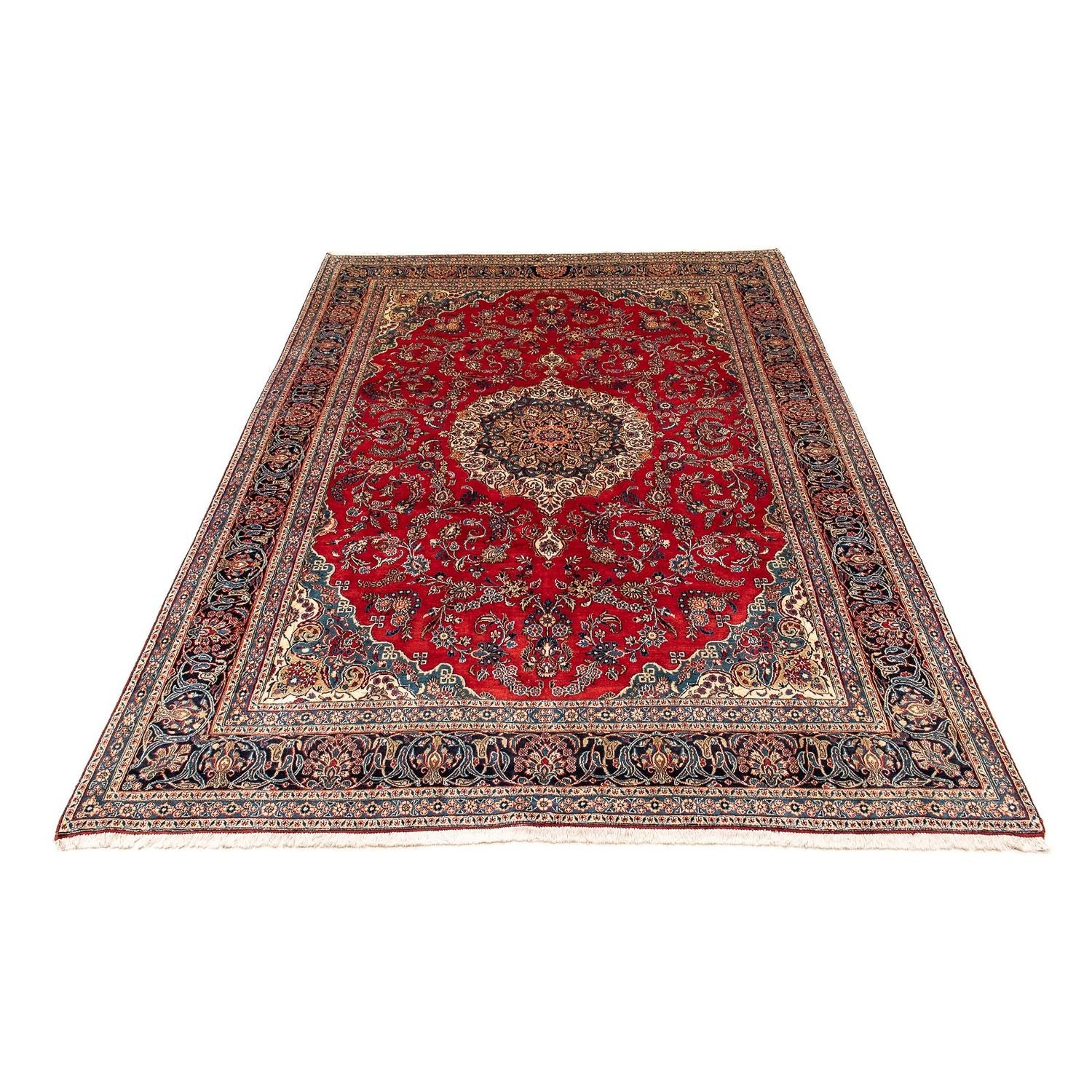 Tapis persan - Nomadic - 379 x 264 cm - rouge