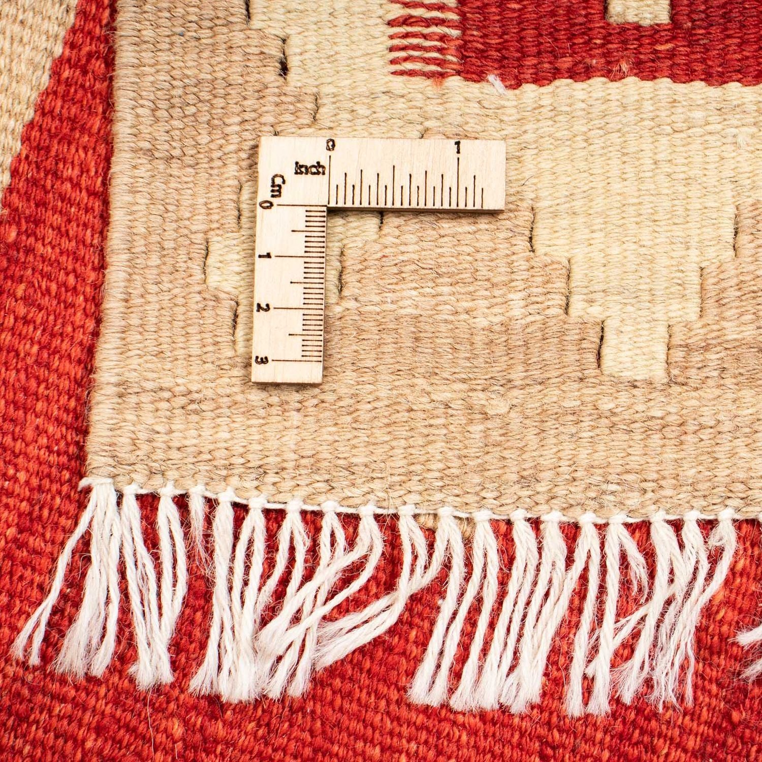 Tapis Kelim - Oriental - 256 x 173 cm - beige