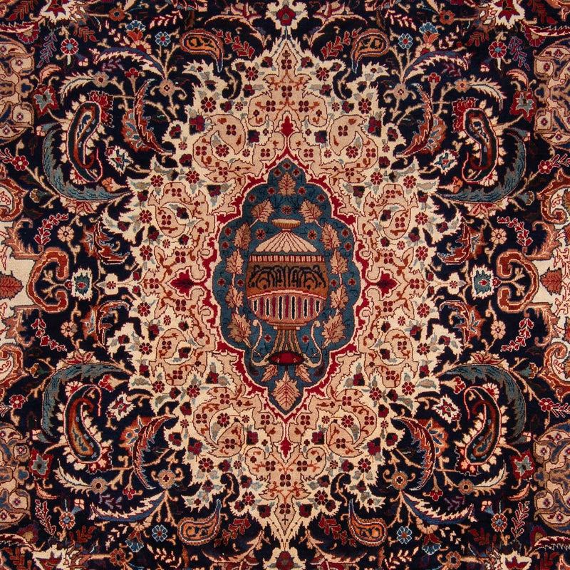 Tapis persan - Classique - 365 x 257 cm - bleu foncé