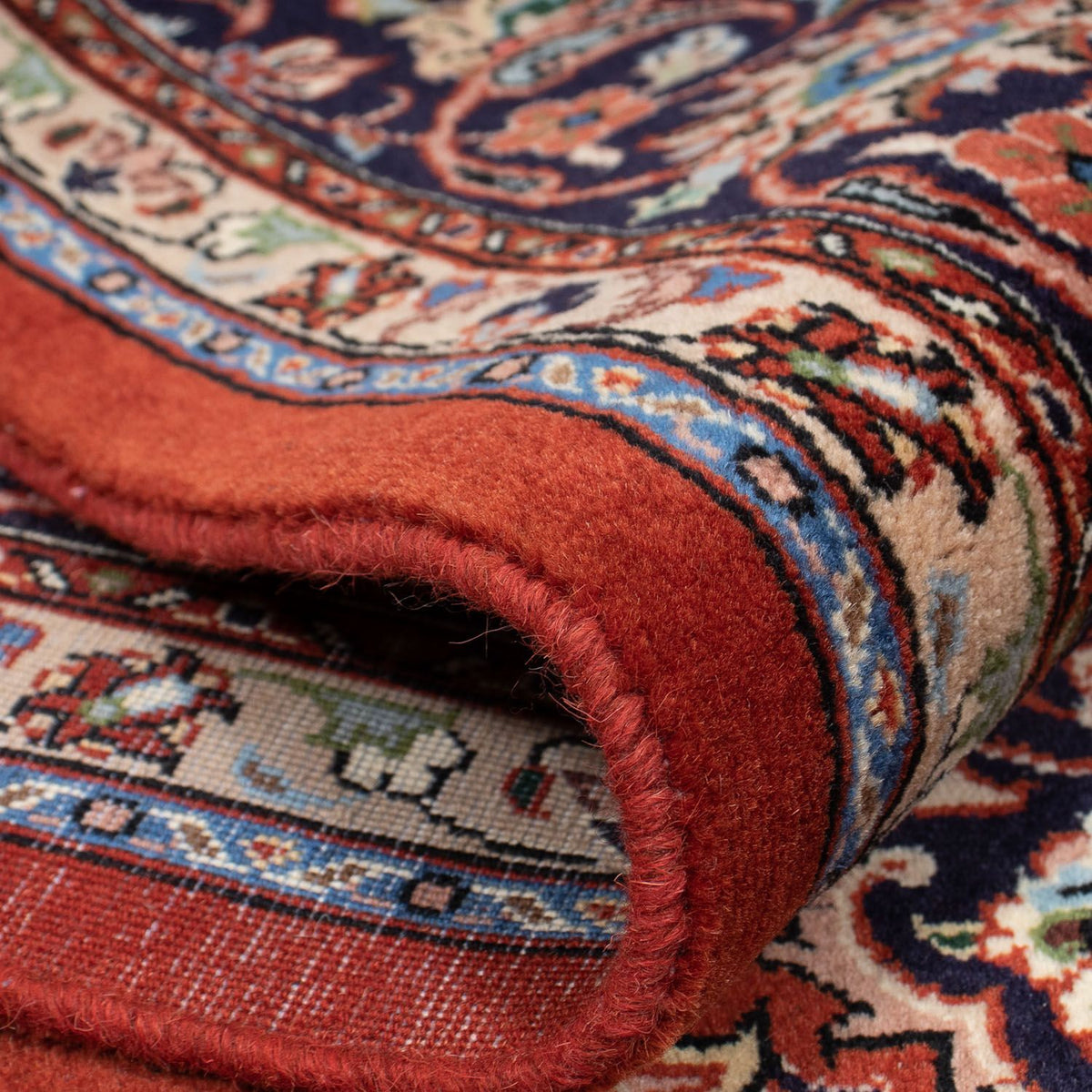 Tapis persan - Keshan - 291 x 196 cm - rouge foncé