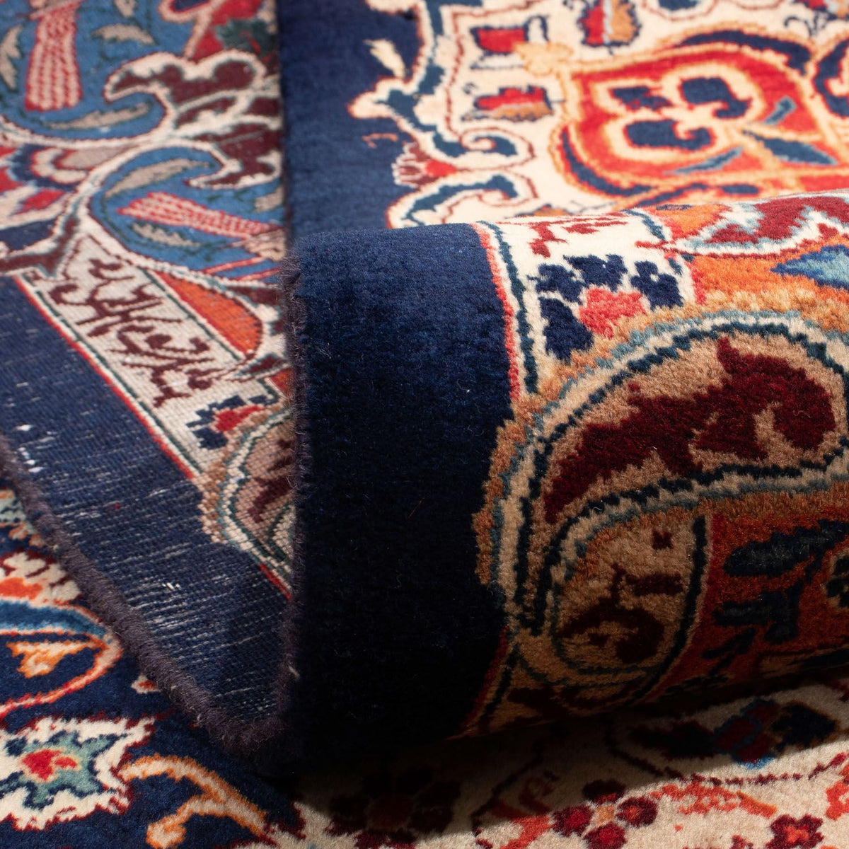 Tapis persan - Classique - 369 x 260 cm - bleu foncé