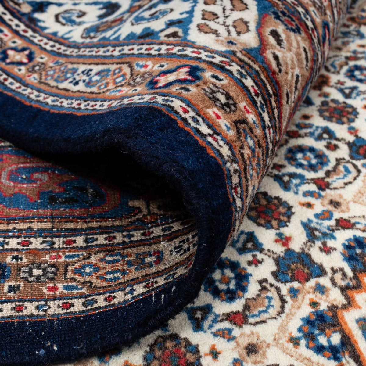 Tapis persan - Classique - 365 x 253 cm - bleu foncé