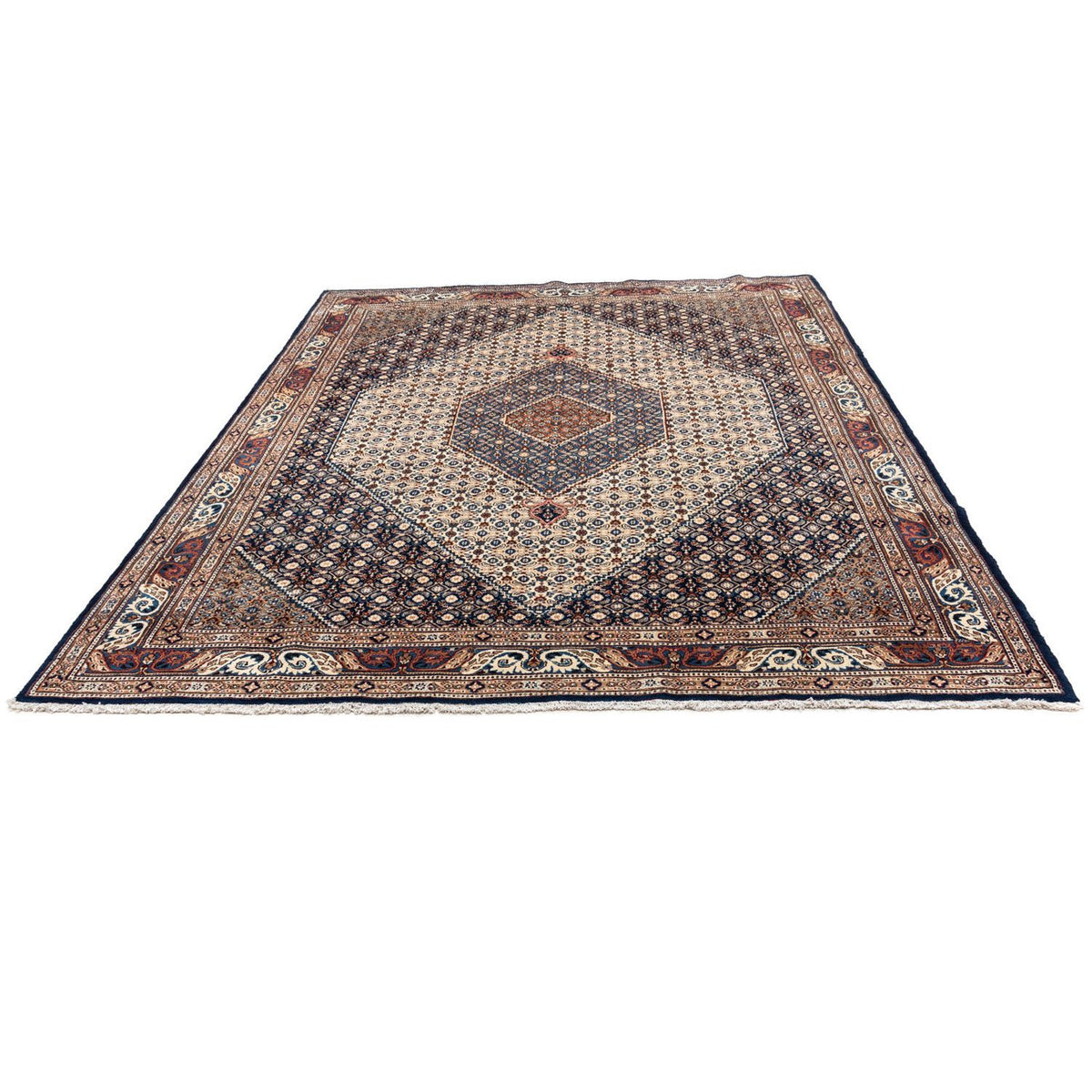 Tapis persan - Classique - 365 x 253 cm - bleu foncé