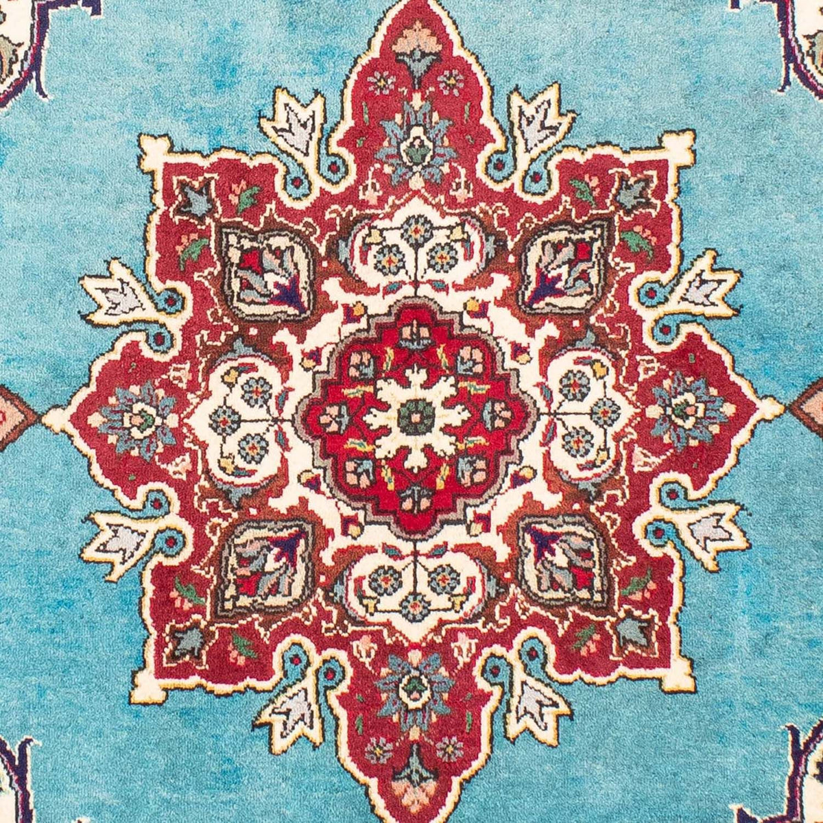 Tapis persan - Tabriz - 300 x 203 cm - turquoise
