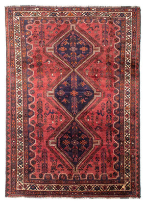 Tapis persan - Nomadic - 287 x 201 cm - rouge