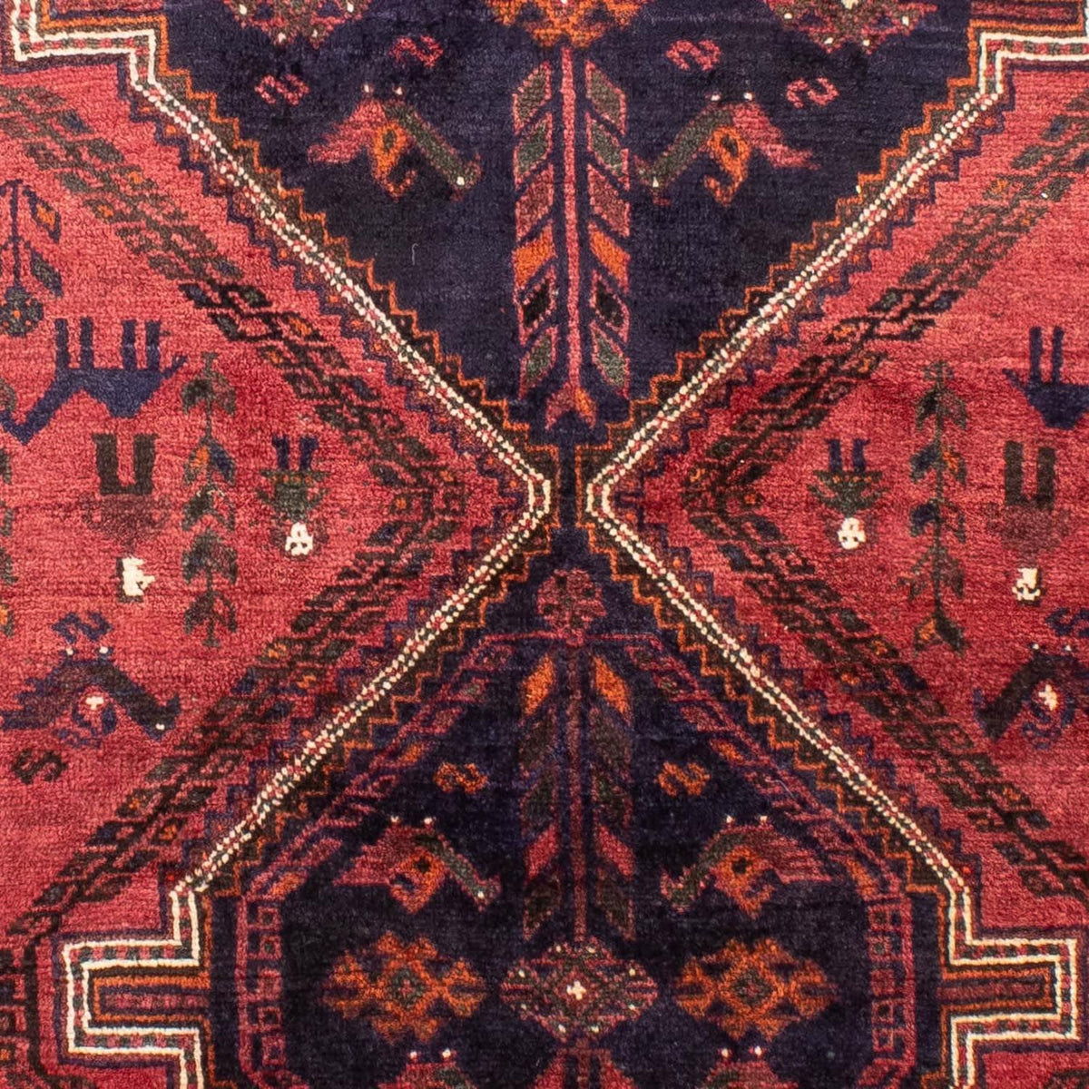Tapis persan - Nomadic - 287 x 201 cm - rouge