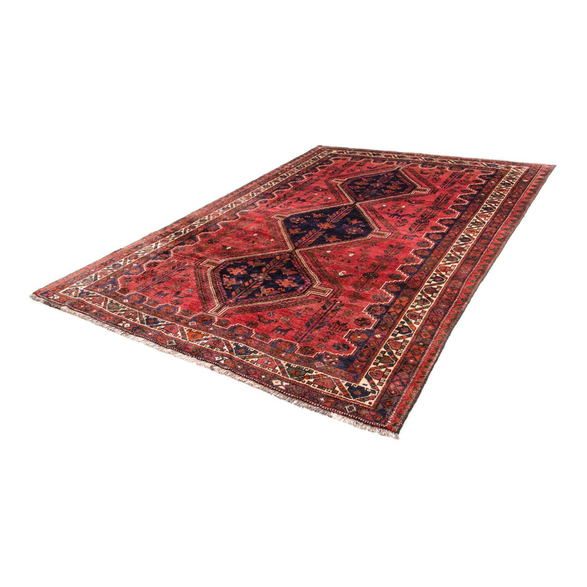 Tapis persan - Nomadic - 287 x 201 cm - rouge
